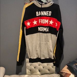 Banned from normal hoodie size small